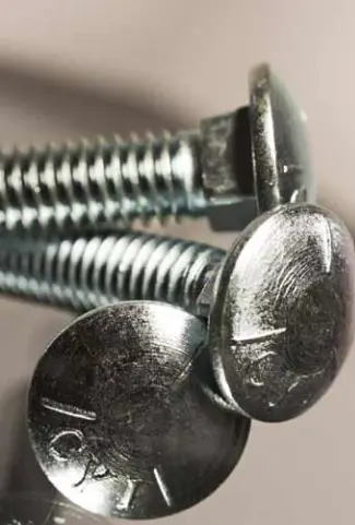 A307 GRADE A CARRIAGE BOLT, ZINC CR+3 (INCH)